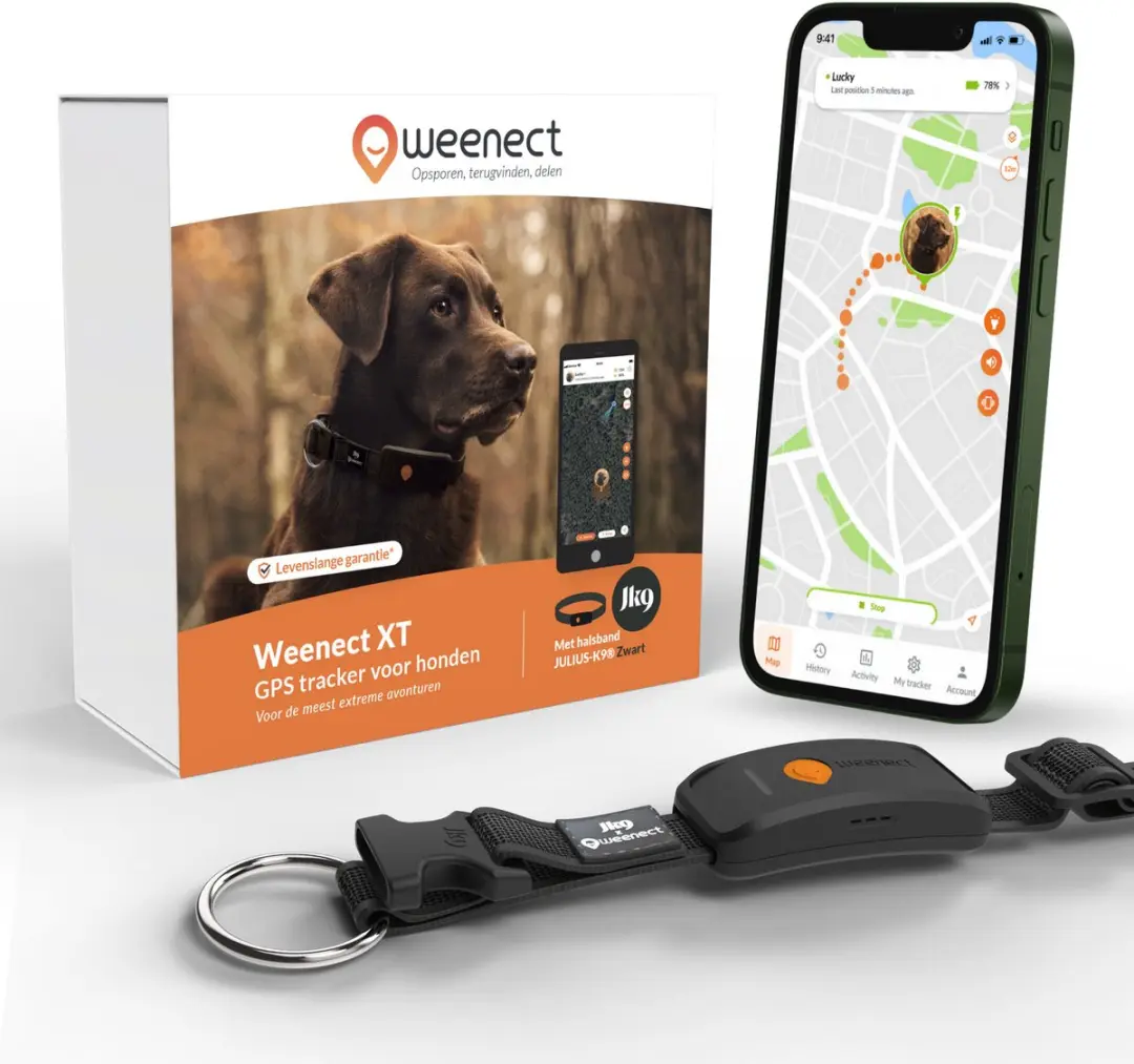 Weenect Dog XT WTE09BLKEN01W GPS-tracker