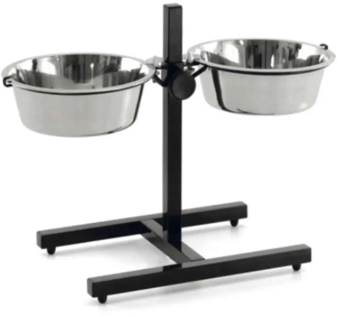 Karlie H-Standaard Met Bakken Zwart 2X3 LTR