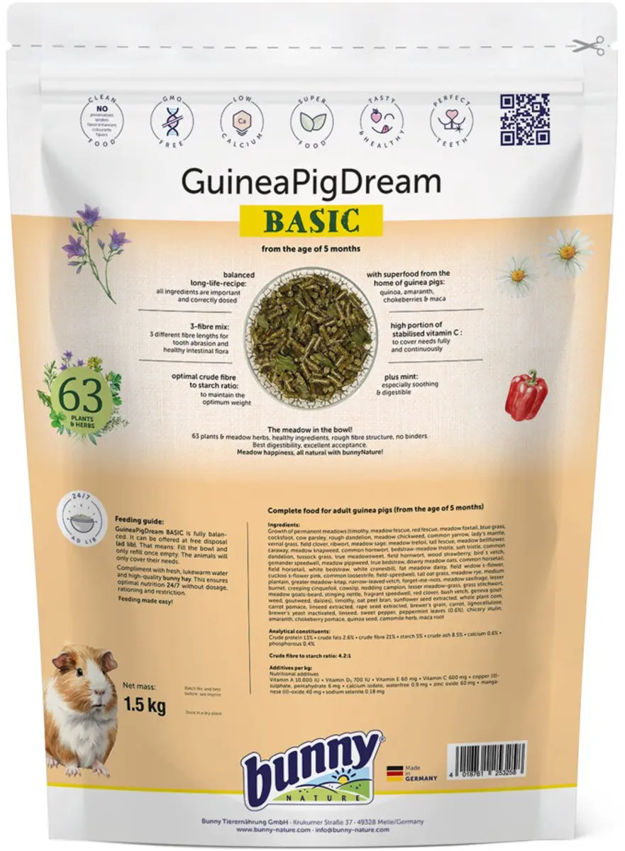 Bunny Nature CaviaDroom Basic 1,5 kg - afbeelding 3 van 6