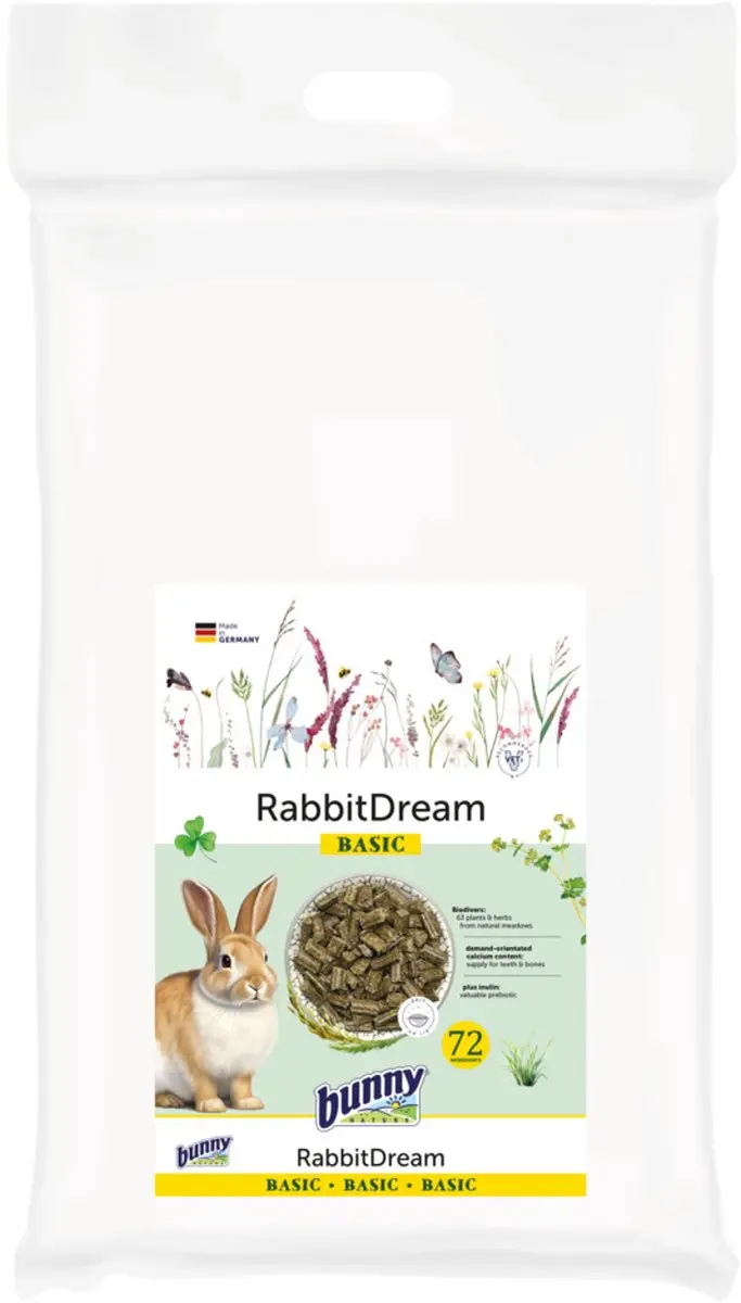 Bunny Nature Konijnendroom Basic Konijnenvoer - 4kg - afbeelding 3 van 4