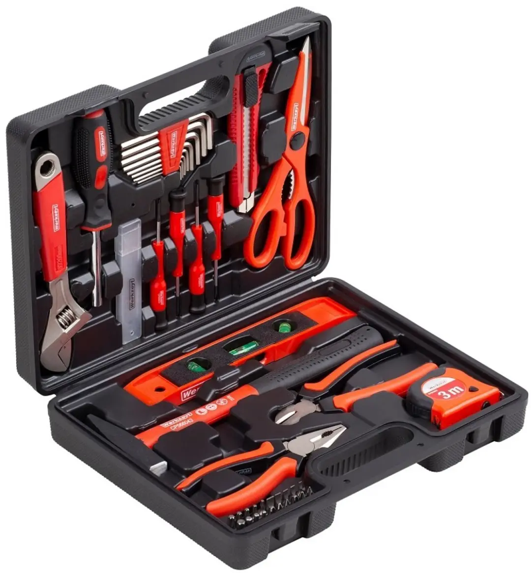 Connex Complete gereedschapskoffer met 44-delige handgereedschapset