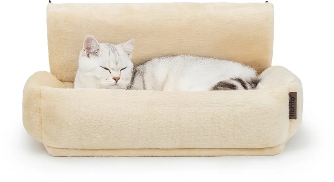 lionto radiatorhangmat, knus, warm & stabiel, tot 8 kg, beige
