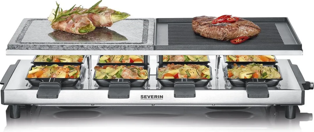 Severin RG 2373 Raclettegrill - 1500W - 8 Personen