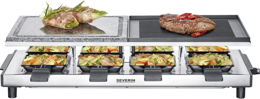 Severin RG 2373 Raclettegrill - 1500W - 8 Personen