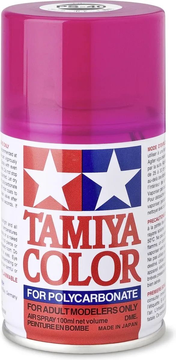 Tamiya PS-40 Spuitverf 100ml - Roze Doorschijnend