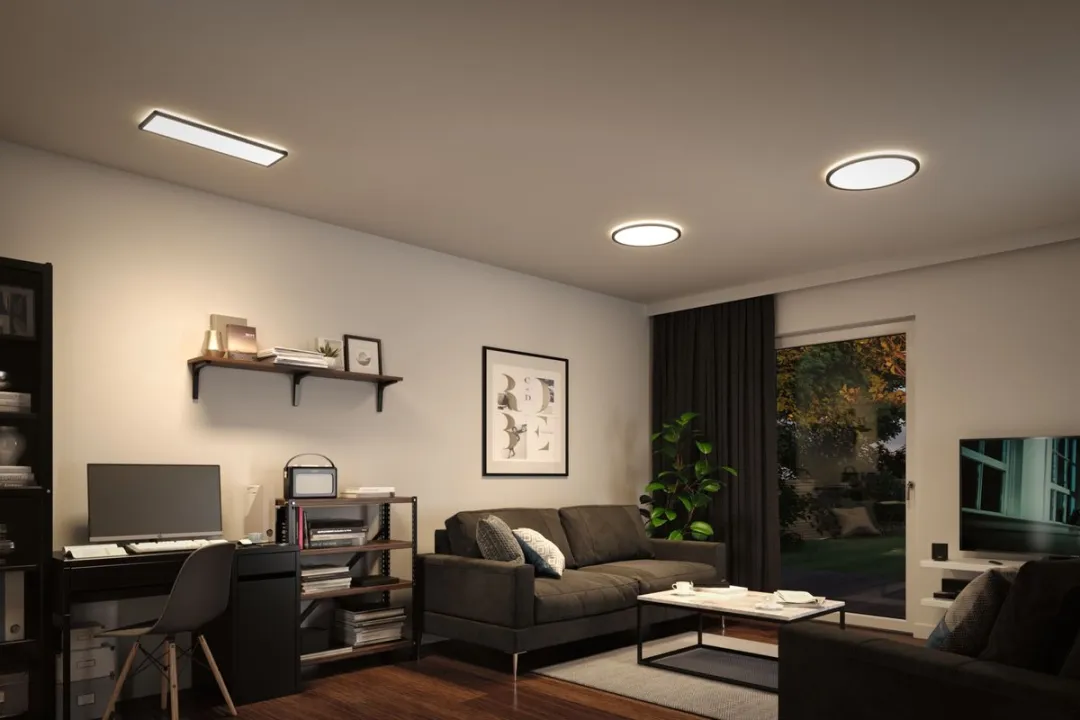 Paulmann Atria Shine LED-paneel 22W 1800lm 4000K - Zwart