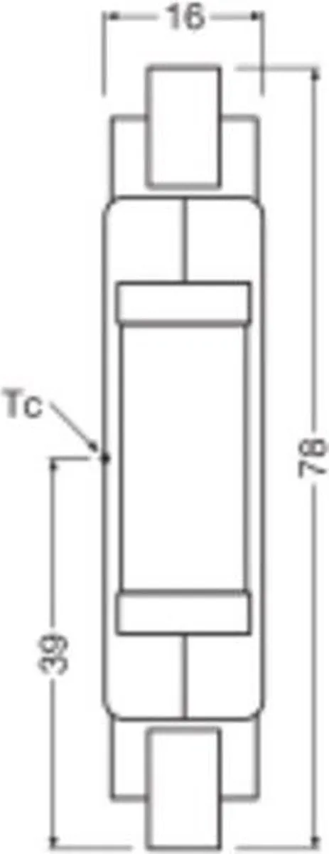Osram LED Slim Line R7S 78mm 4.5W - 470lm Koel wit - afbeelding 6 van 6