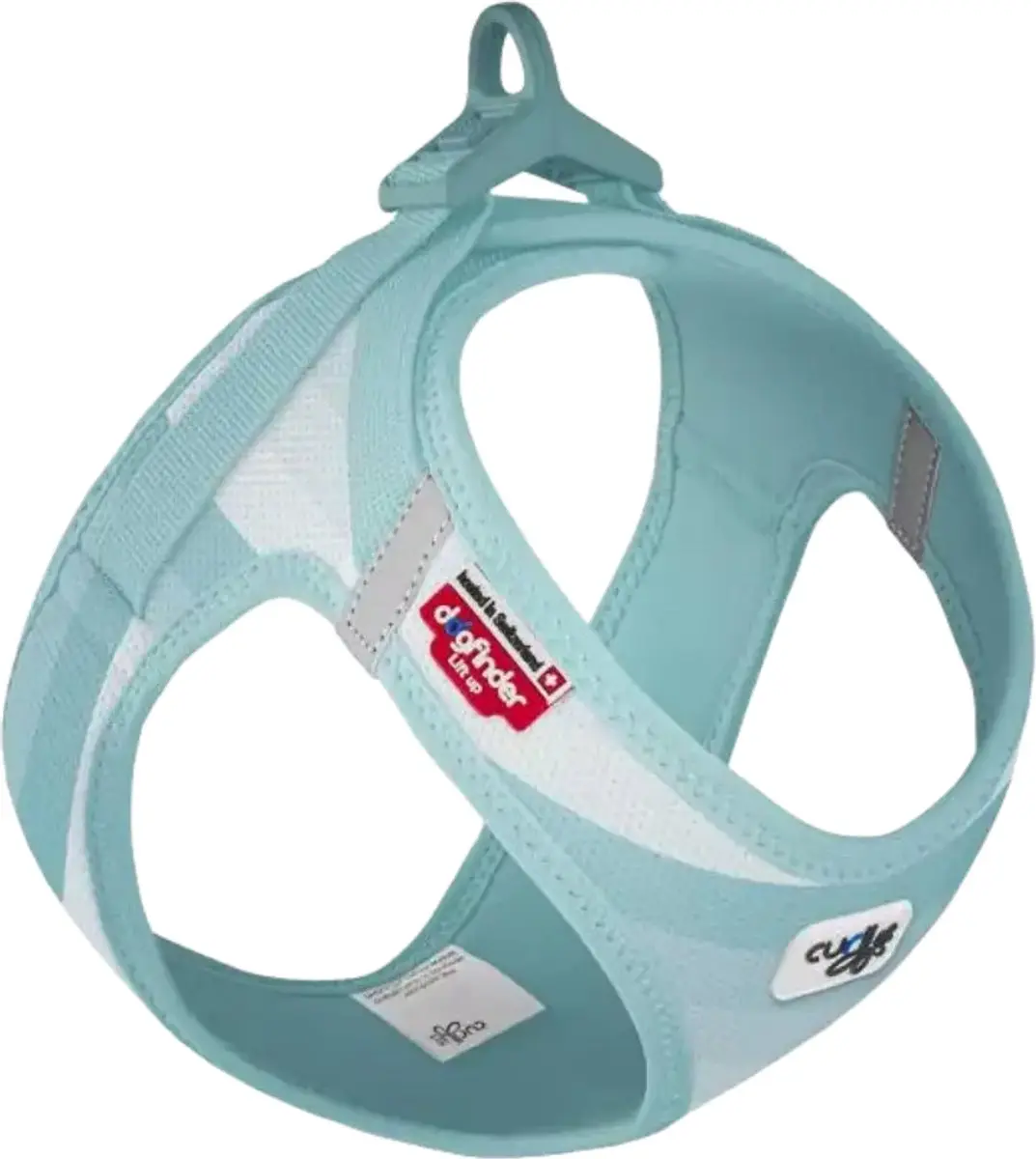 Curli Hondentuig Clasp Vest Harness Aqua Maat XL 55-62 cm