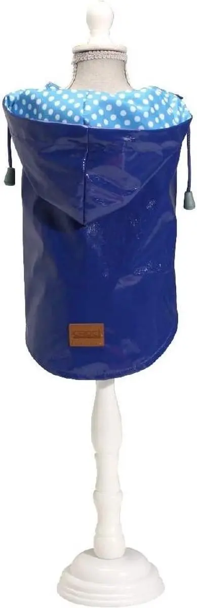 Croci Hondenjas Regenjas Raindrop Blauw