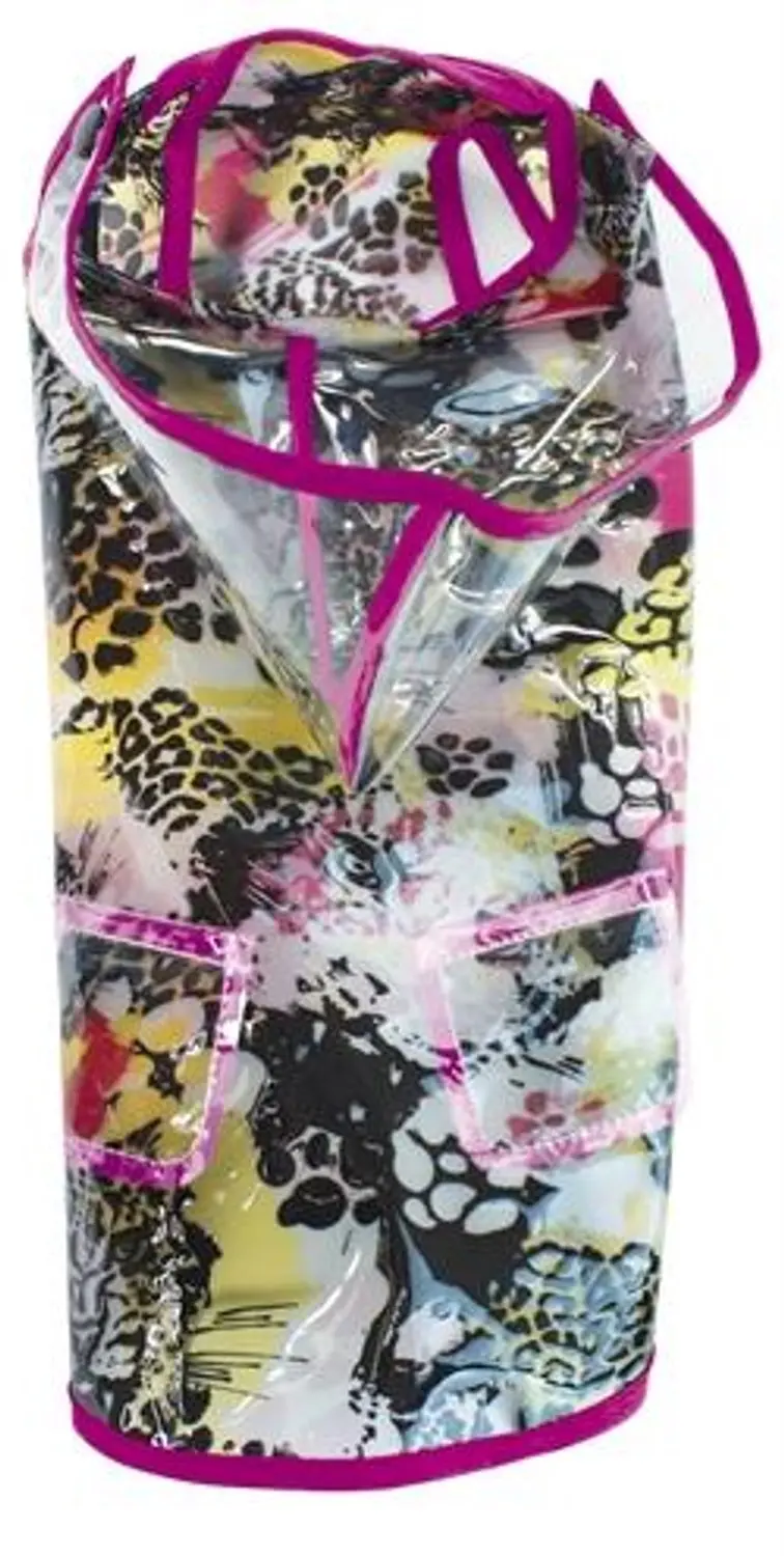 Croci Regenjas Jaguar Print Roze Naad