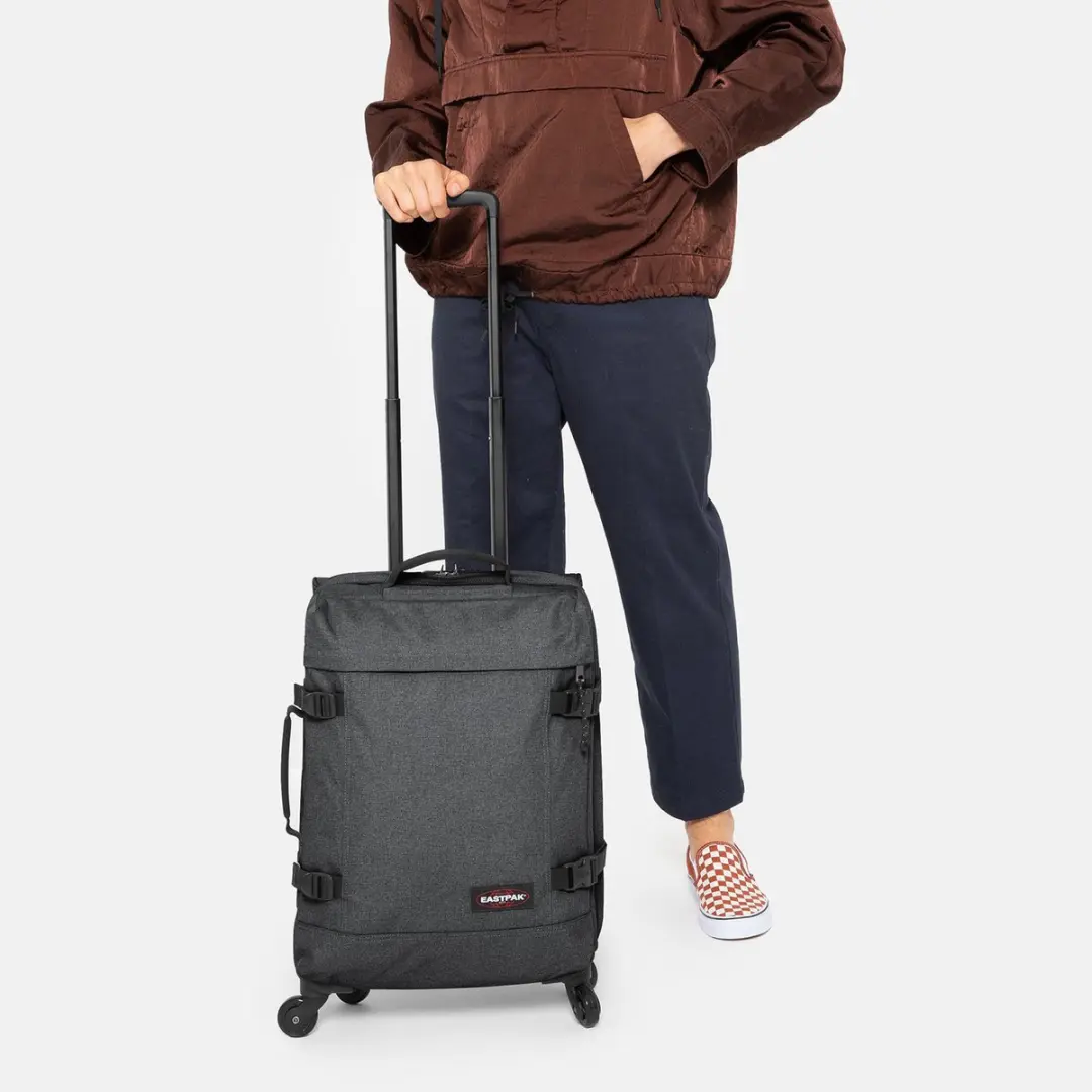 Eastpak Trans4 S Reiskoffer 44L - Black Denim - afbeelding 3 van 6