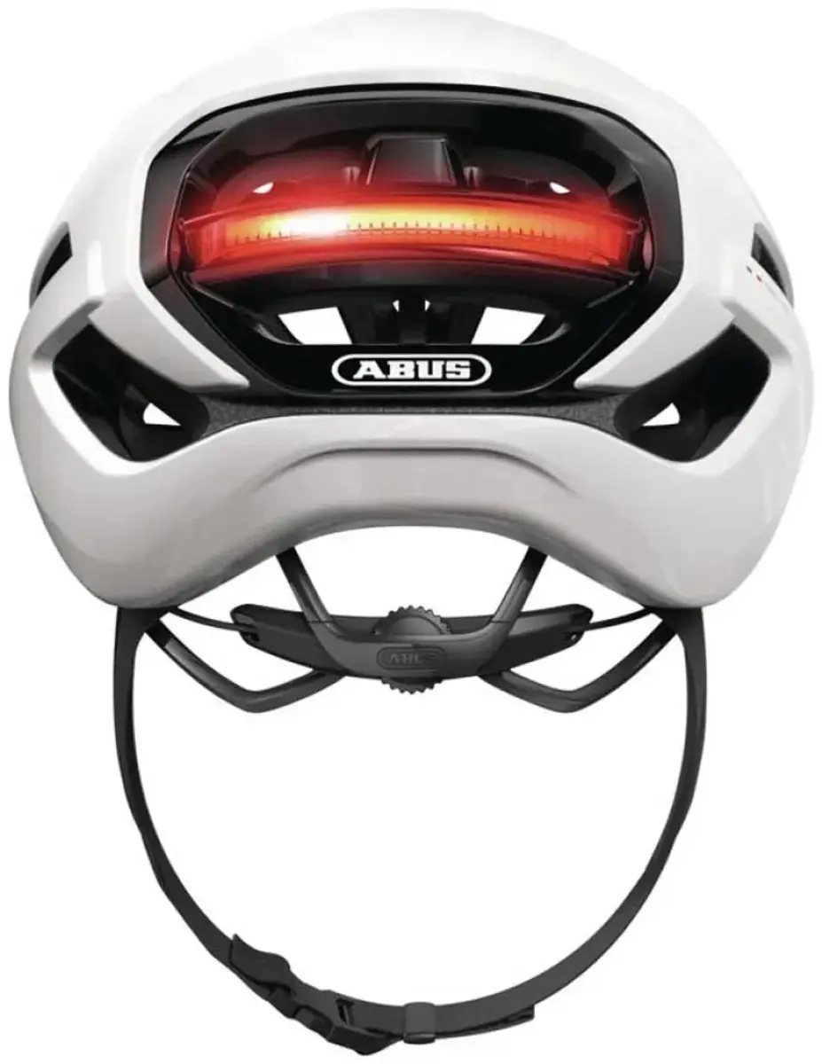 ABUS Taipan LED Fietshelm - Shiny White - S - afbeelding 2 van 5