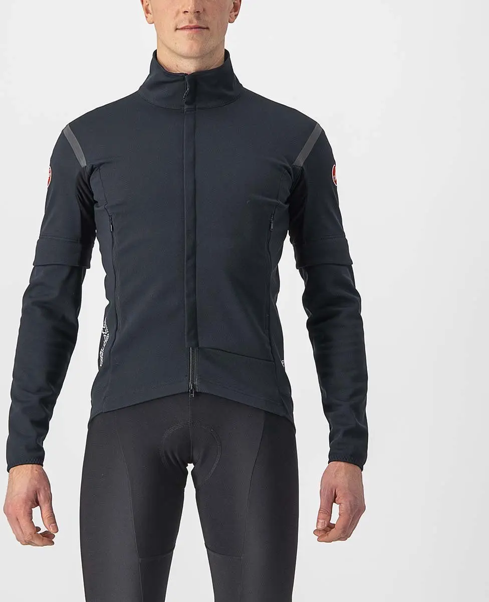 Castelli Windjack sterk waterafstotend Heren Zwart Zwart