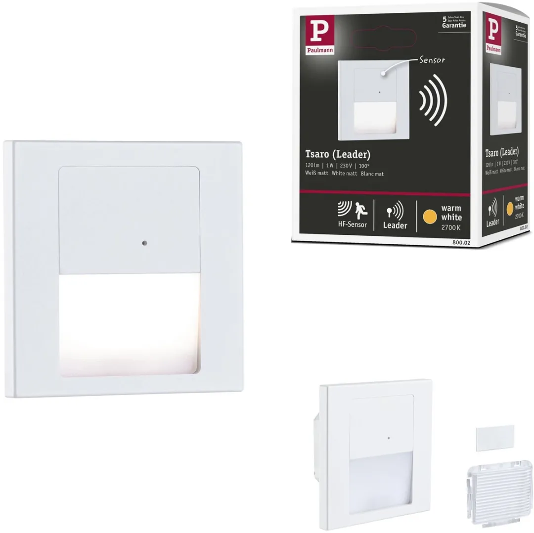 Paulmann Tsaro LED-wandinbouwlamp 1W 80lm 2700K
