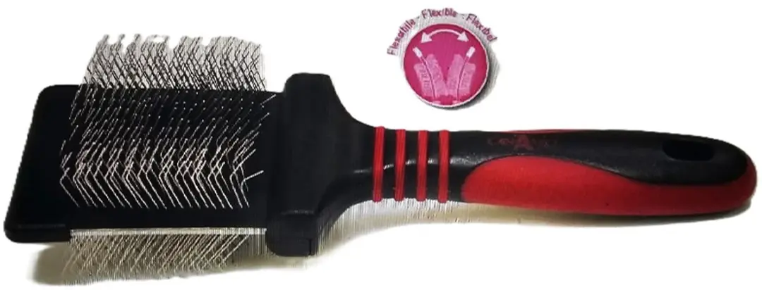 Croci°°°° dubbele slickerborstel Medium voor honden en katten
