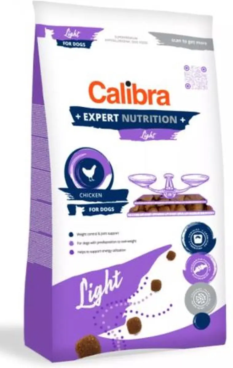 Calibra Expert Nutrition Light Hondenvoer Kip - 12 kg - afbeelding 2 van 2