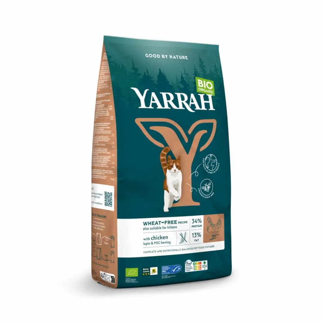 Yarrah Bio Kattenvoer Graanvrij Kip & Vis 800g - afbeelding 5 van 6