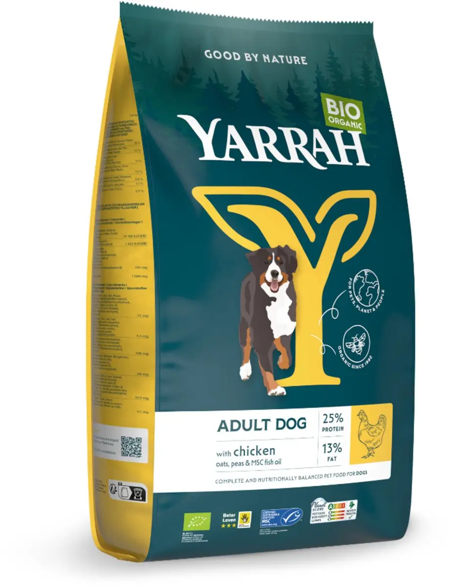 Yarrah Biologisch Hondenvoer Adult Kip