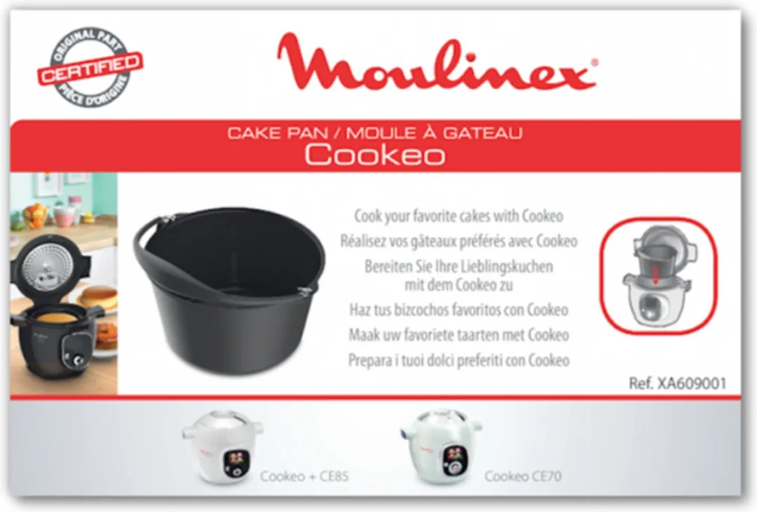 Moulinex Bakvorm Cookeo XA609001 - Zwart