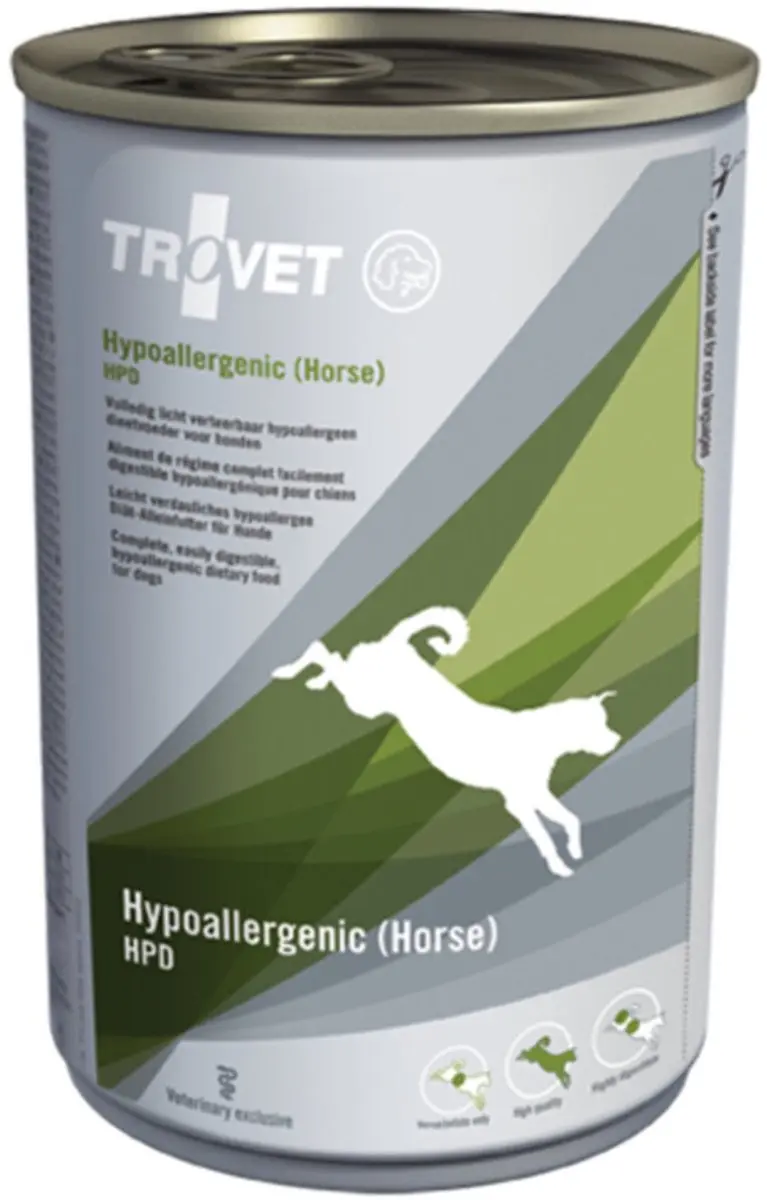 Trovet Hondenvoer Nat HPD Hypoallergeen Paard