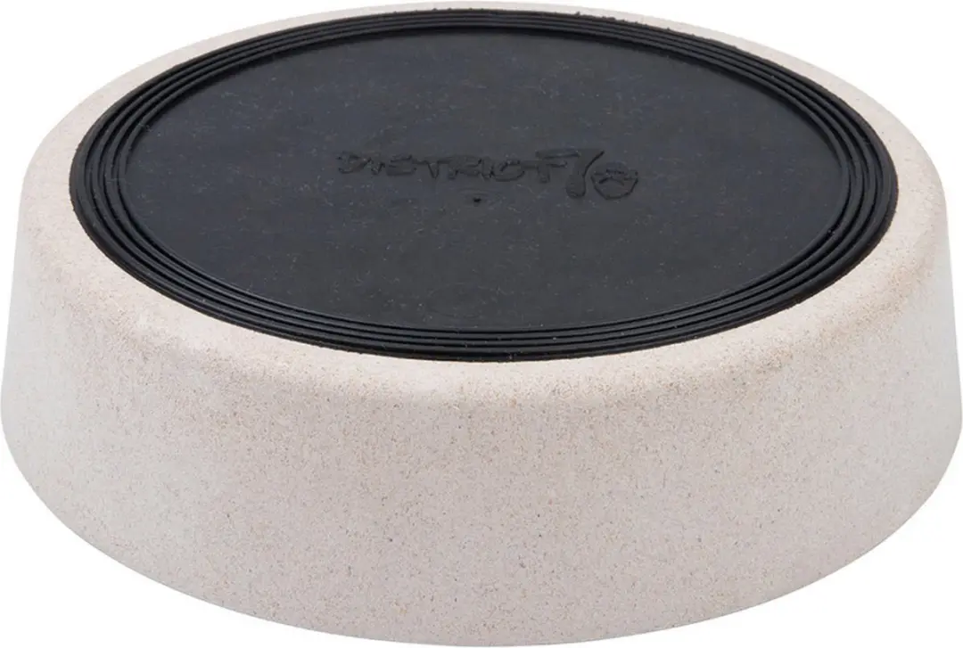 District 70 Bamboe Slowfeeder Hondenvoerbak - Ø21cm - Beige - afbeelding 2 van 6