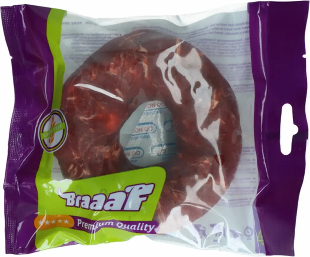 Braaaf Hondensnack Donut Rund & Vis 10-12 cm - 10x 115 gr - afbeelding 3 van 6