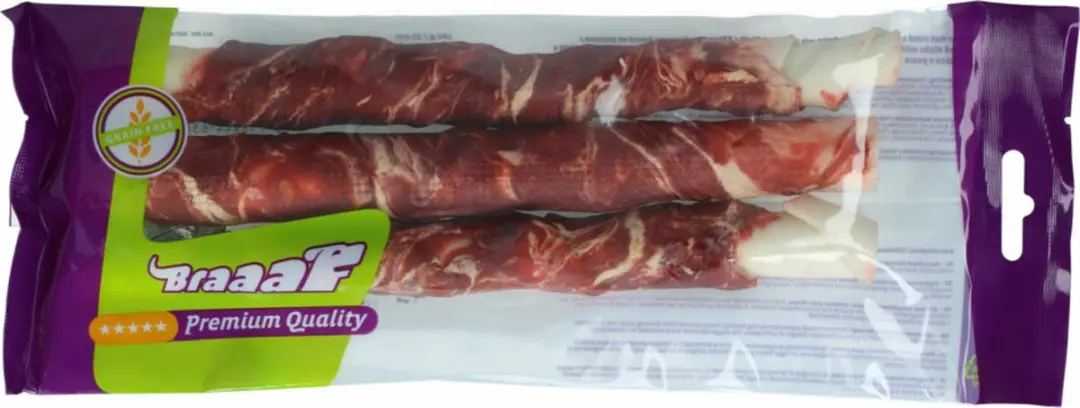 Braaaf HondensnackTwister Vlees en Vis - 180g - afbeelding 3 van 6
