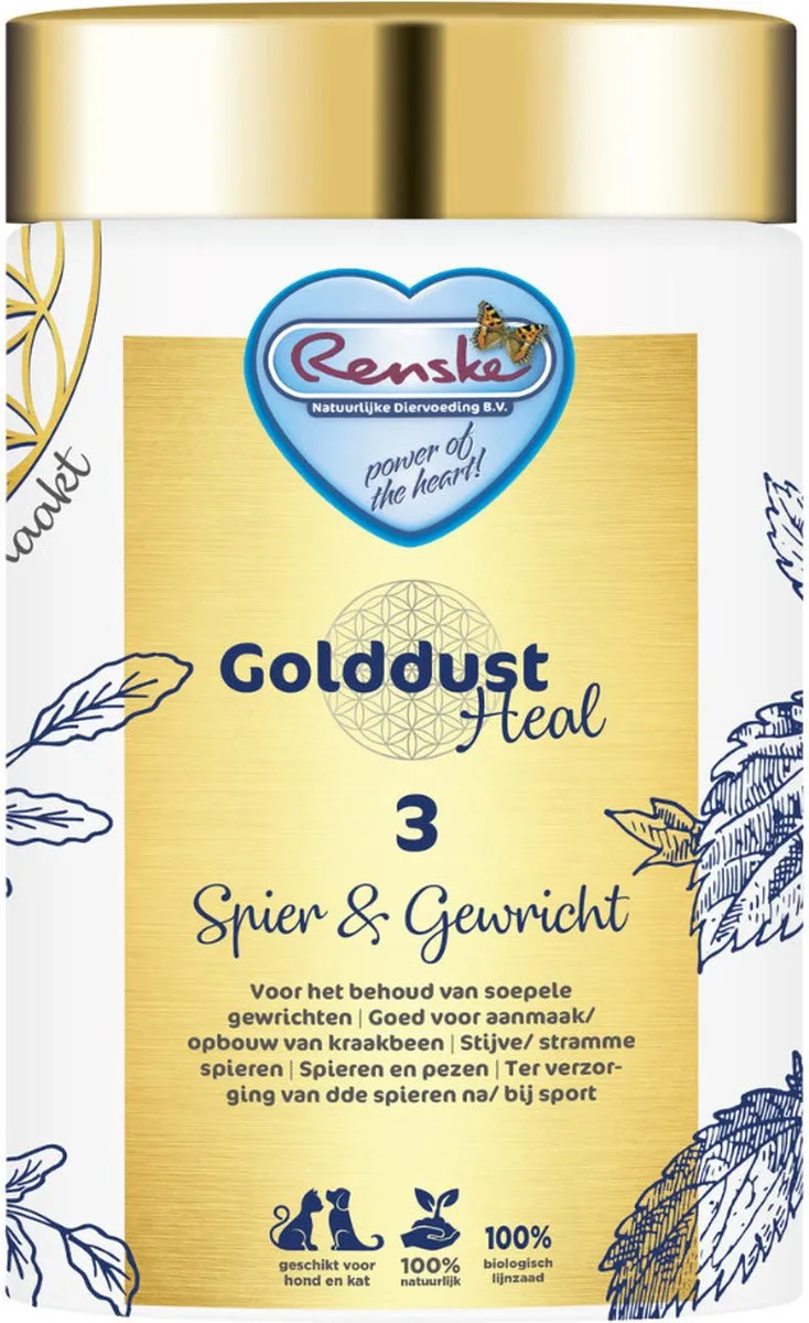 Renske Golddust Heal 3 Spier & Gewrichtcrème 64ml - afbeelding 6 van 6