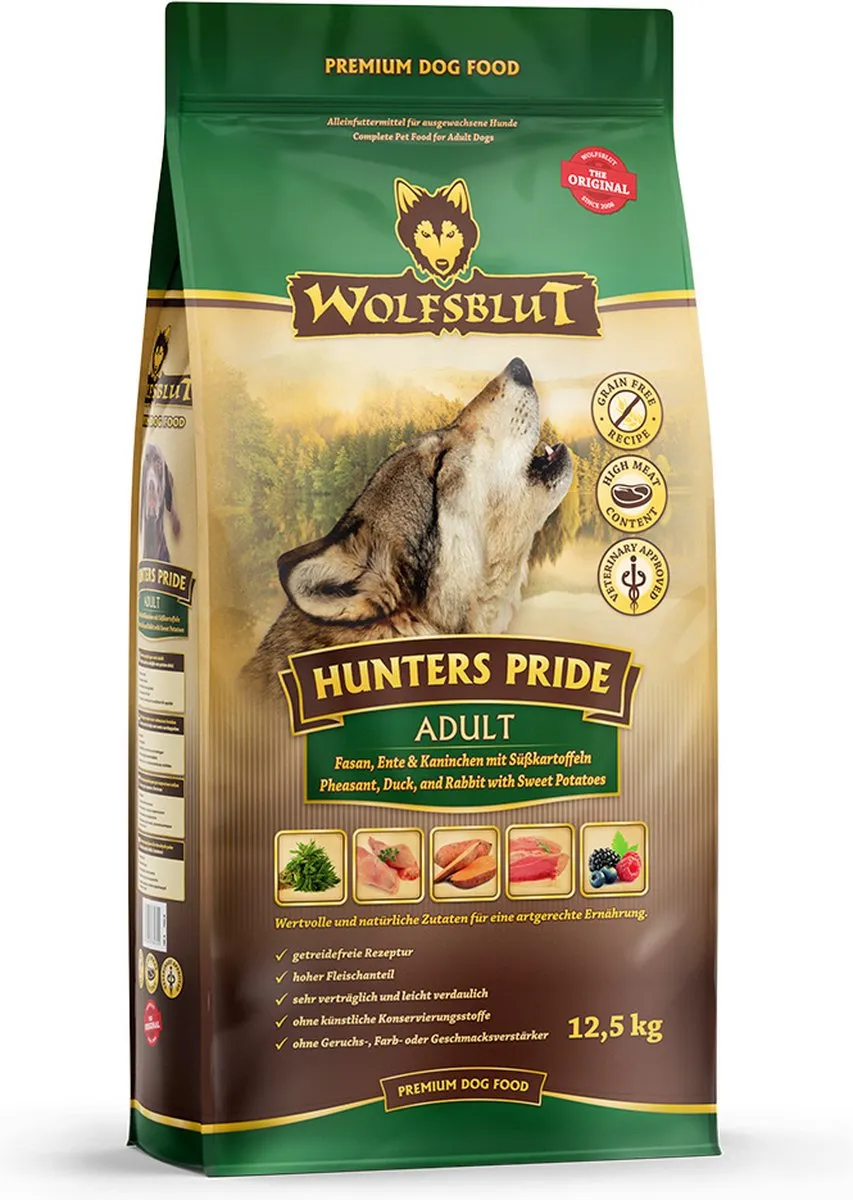 Wolfsblut Grain Free Adult Hunters Pride 12,5kg