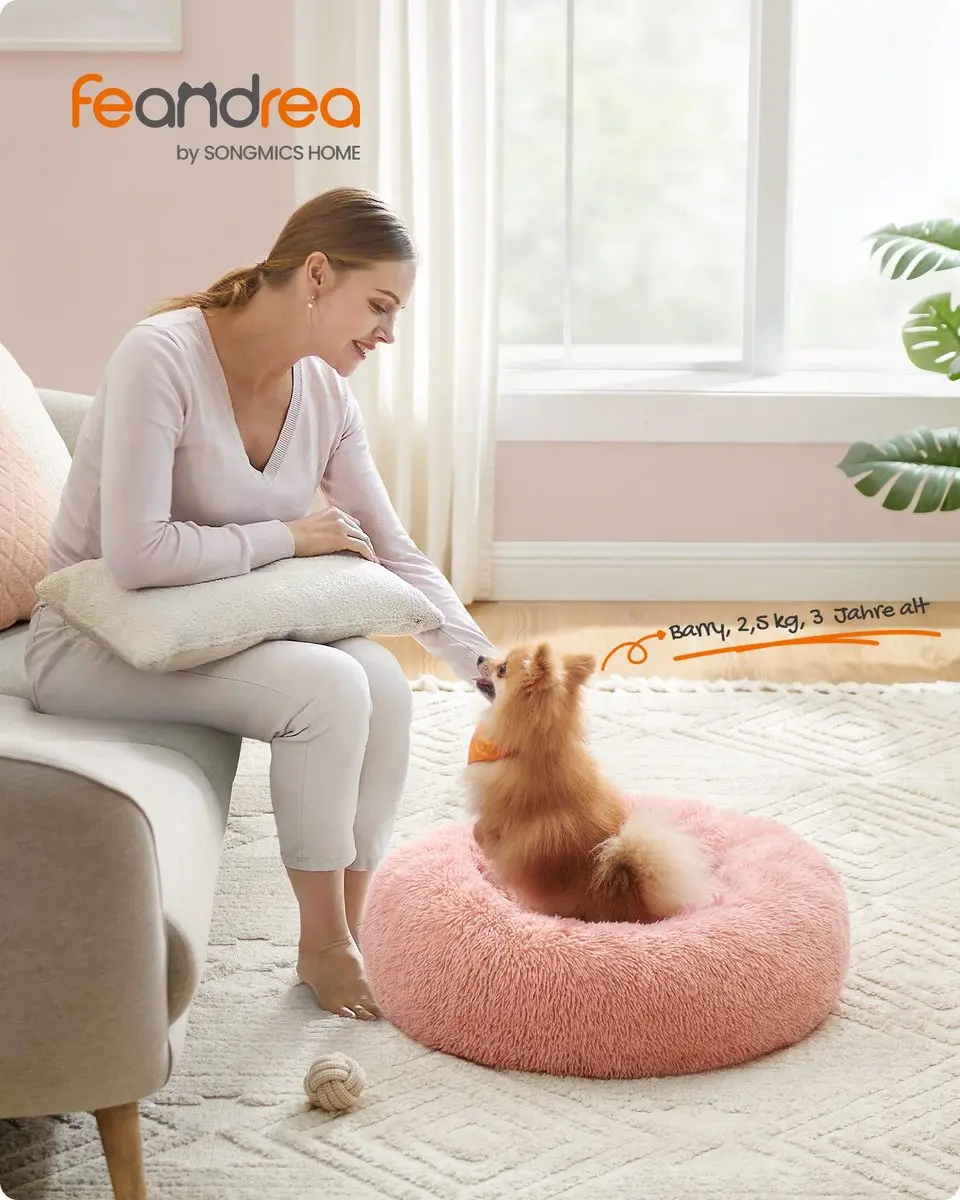 Feandrea Donutkussen PGW038P01 - 60cm - Roze - afbeelding 2 van 6