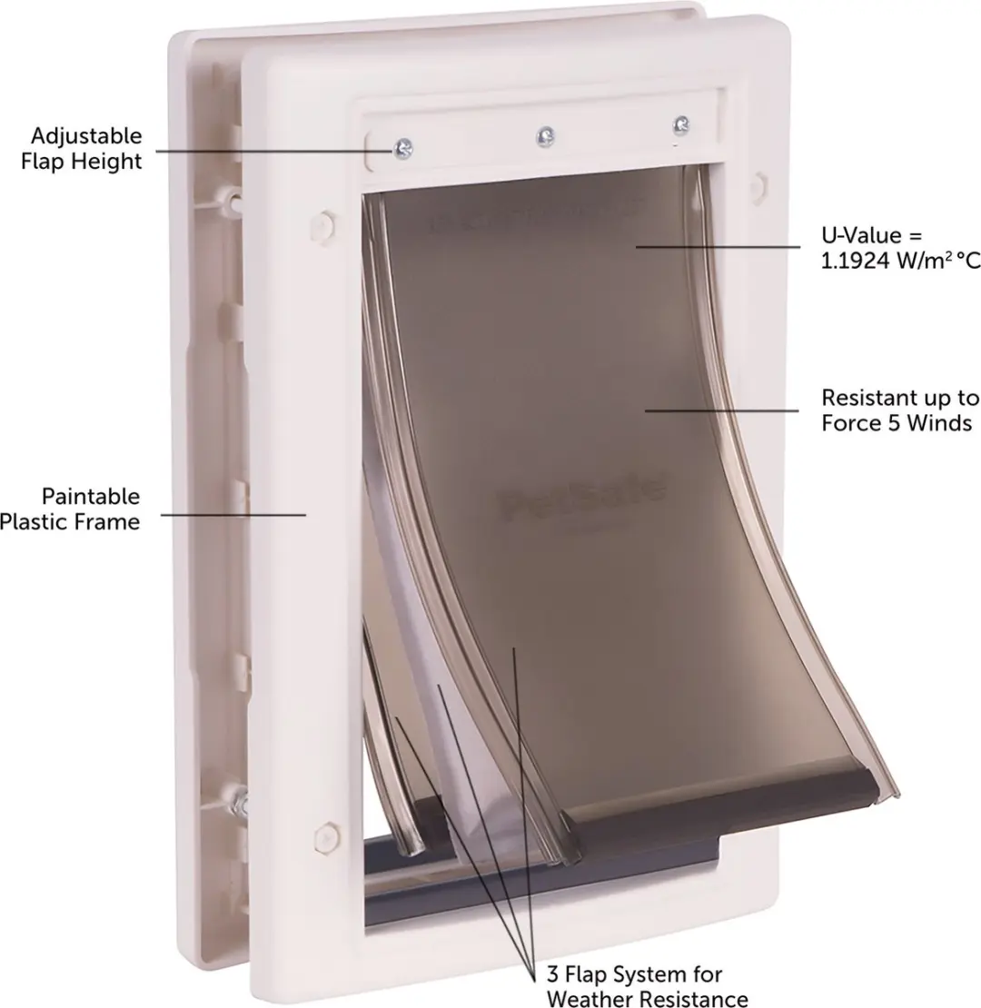 PetSafe Extreme Weather Door™ - Maat S - afbeelding 6 van 6