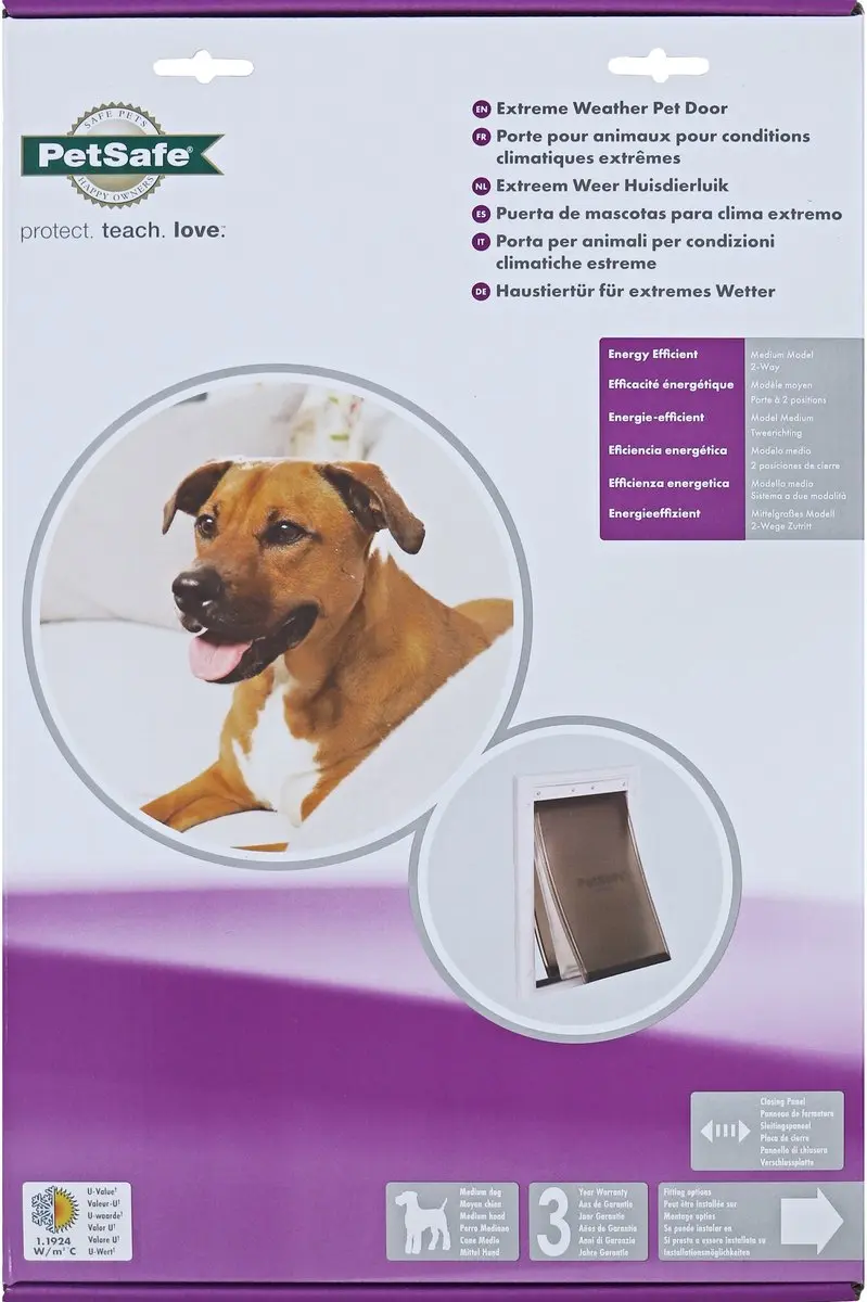 PetSafe Extreme Weather Huisdierluik Medium PPA19-15795 - afbeelding 6 van 6