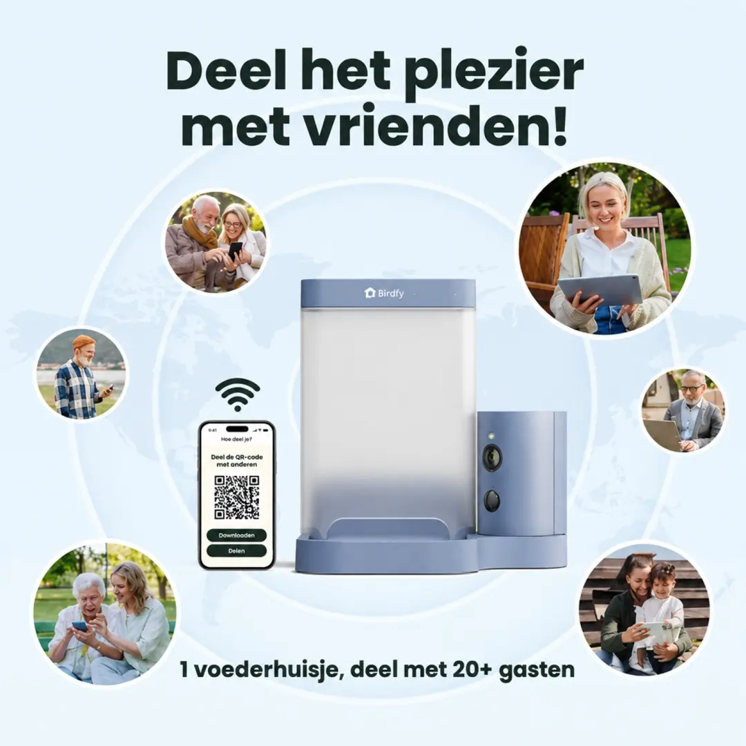 Birdfy Feeder Rookie Vogelhuisje met Camera - Blauw - afbeelding 3 van 6