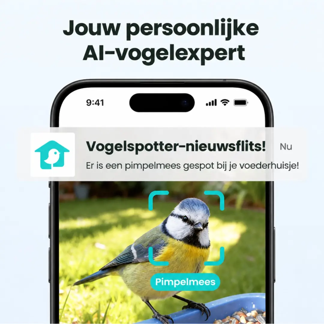 Birdfy Feeder Rookie Vogelhuisje met Camera - Blauw - afbeelding 4 van 6