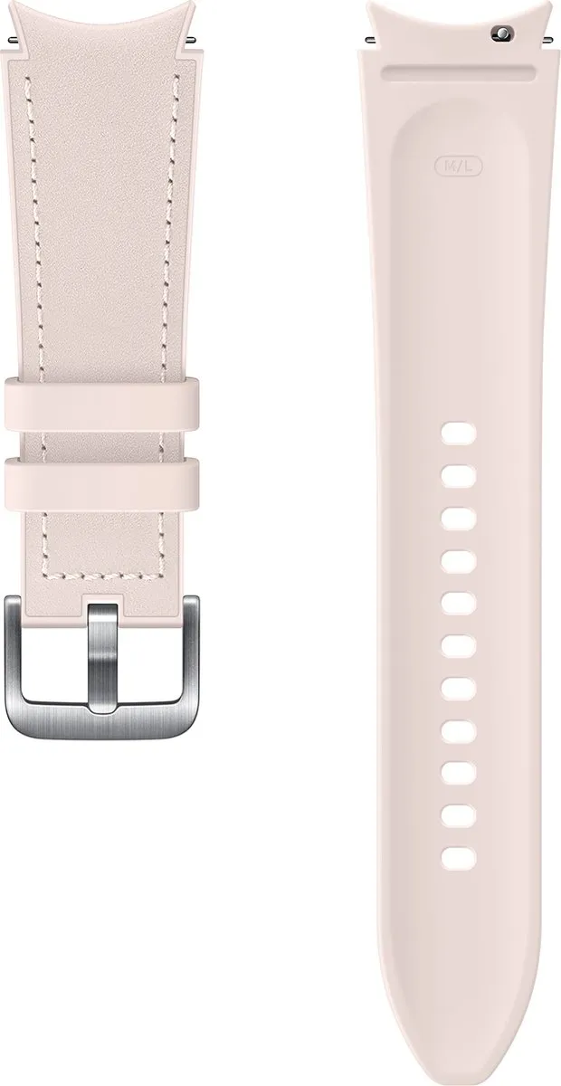 Samsung Hybrid Leer Band Roze - M/L - Galaxy Watch 4 - afbeelding 4 van 4