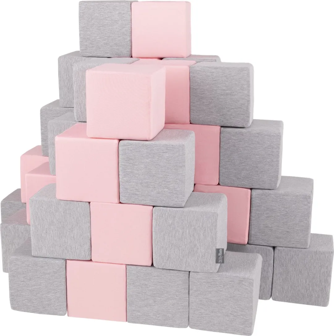 KiddyMoon Zachte Blokken 48 Stuks