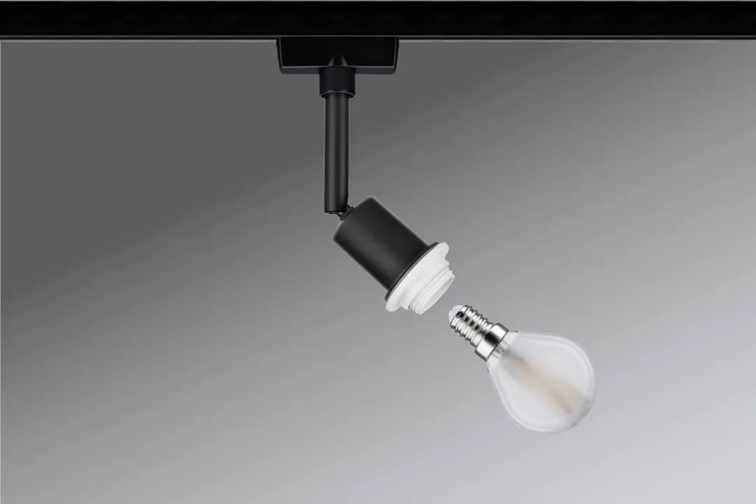 Paulmann URail Systeemlamp 96913 E14 - Zwart