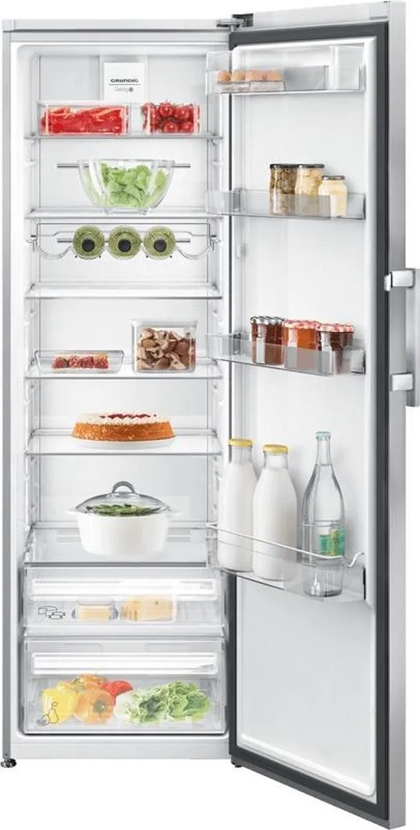 Grundig GSN10720X GLPN66820X Vrijstaande Koelkast 447L - Roestvrijstaal