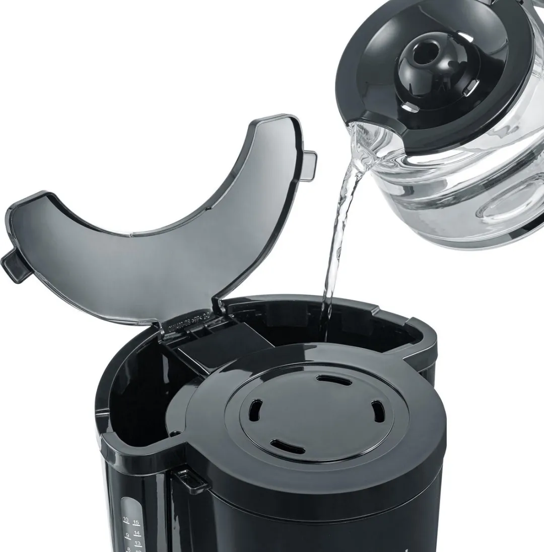 Severin KA 4835 Koffiezetapparaat - 8 Kopjes - 1L - Zwart