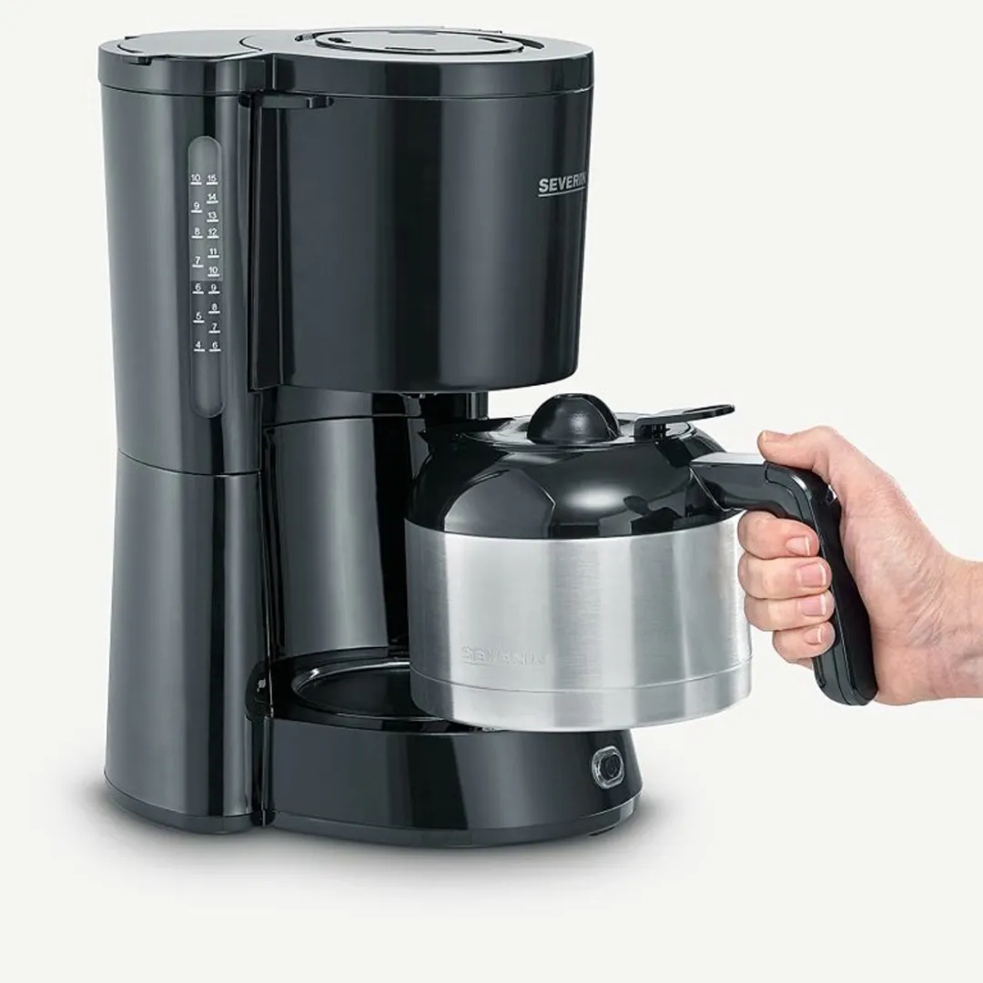 Severin KA 4835 Koffiezetapparaat - 8 Kopjes - 1L - Zwart