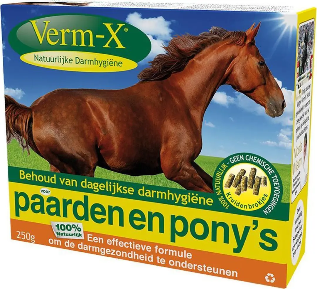 Verm-X wormkruiden brokjes voor paarden