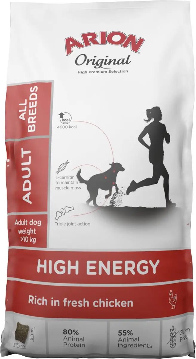 Arion Original All Breed High Energy hondenvoer 12kg