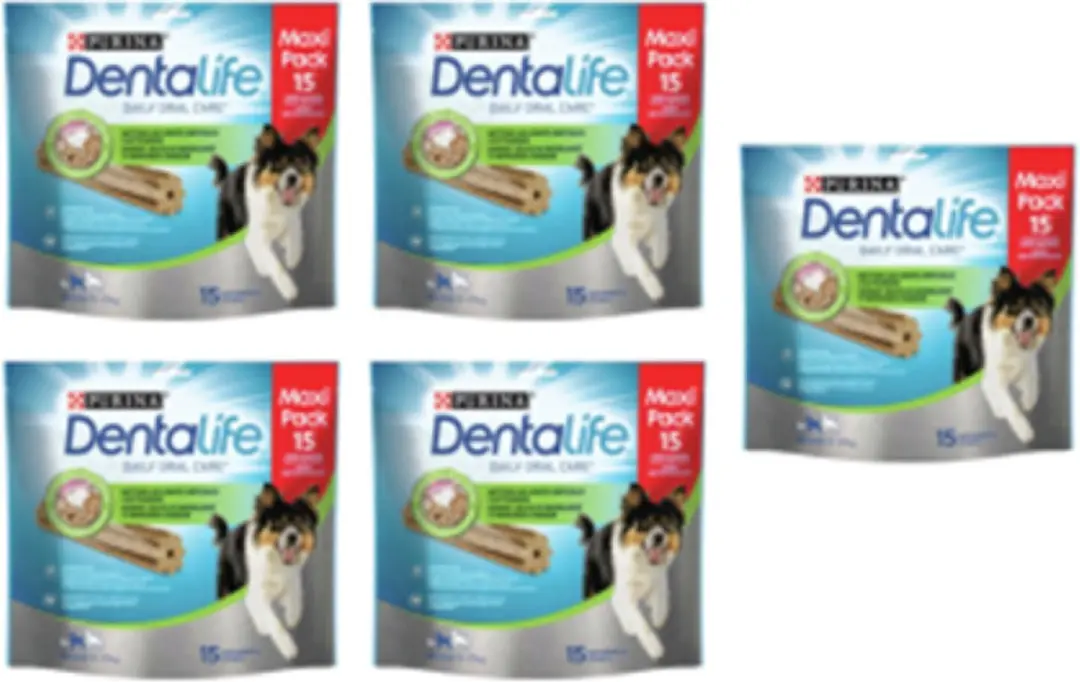 5x Purina Dentalife Daily Oral Care Medium Loyalty Pack