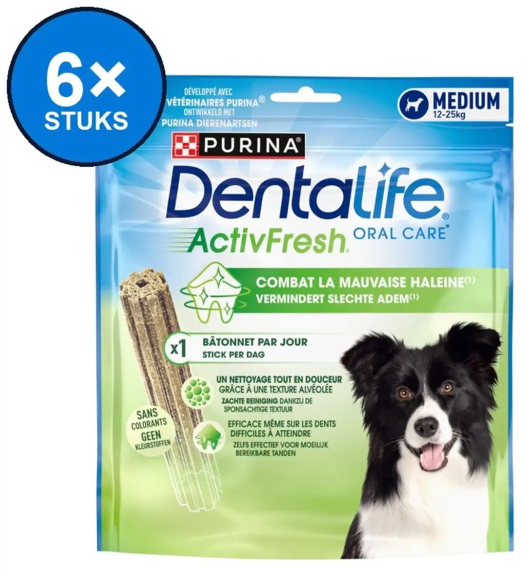 6x Dentalife ActivFresh