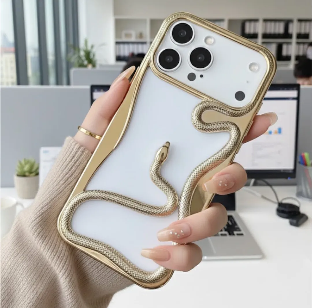NUVEX iPhone 17 Pro Slang Design Hoesje - Goud
