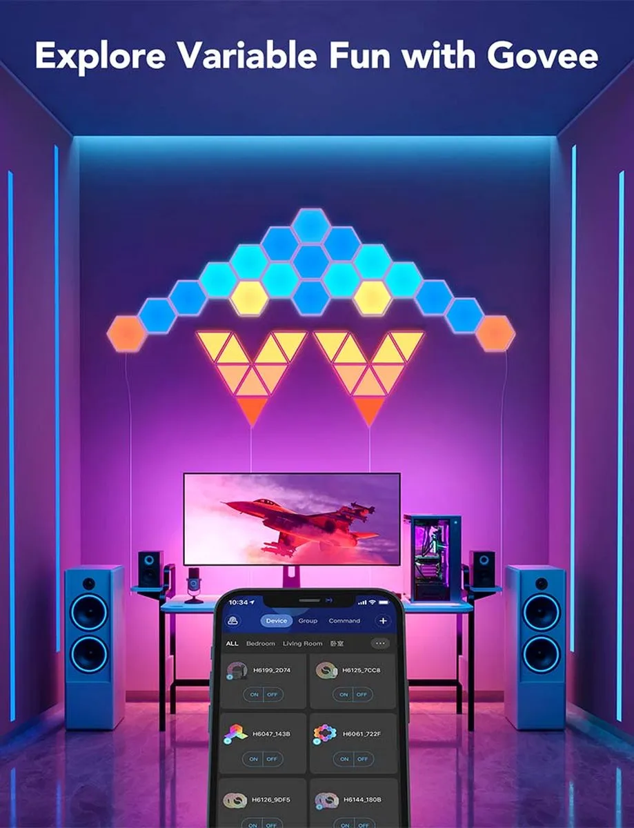 Govee Glide Hexagon Expansion Pack - 2 Stuks Wit