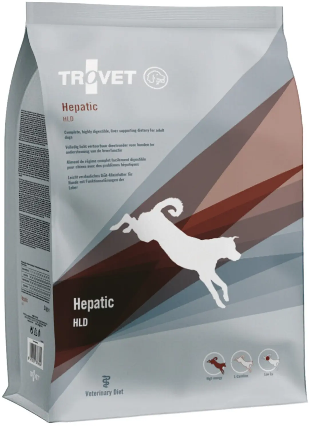 Trovet HLD Hepatic Hondenvoer Droog
