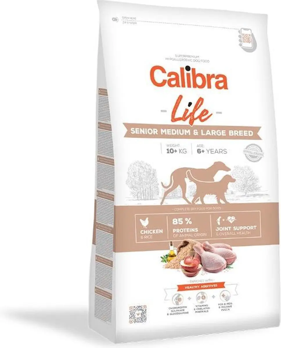 Calibra Life Senior Medium & Large Kip 12kg