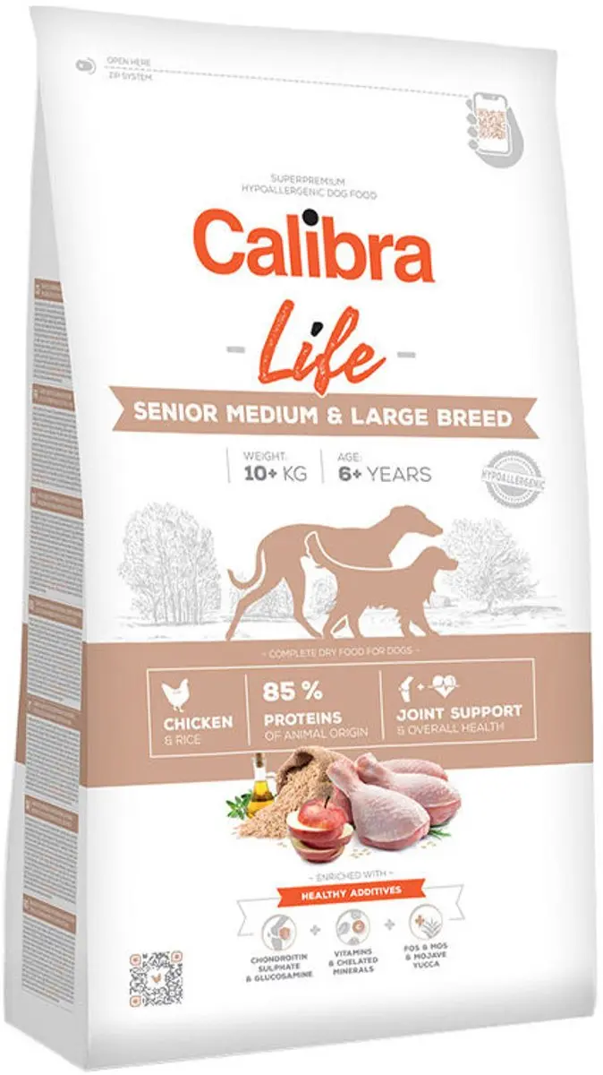 Calibra Life Senior Medium & Large Kip 12kg - afbeelding 2 van 2