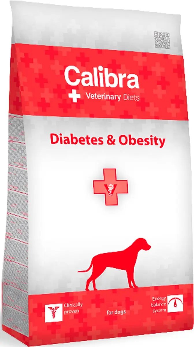 Calibra Veterinary Diets Diabetes & Obesity Hondenvoer 12kg - afbeelding 2 van 2